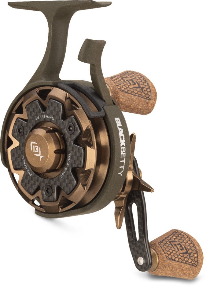 Freefall Trick Shop Ice Reel | 13 Fishing