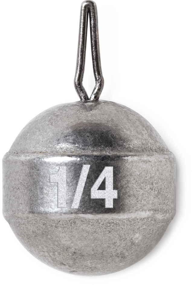 Tungsten Drop Shot Ball Weight 3/16 Natural