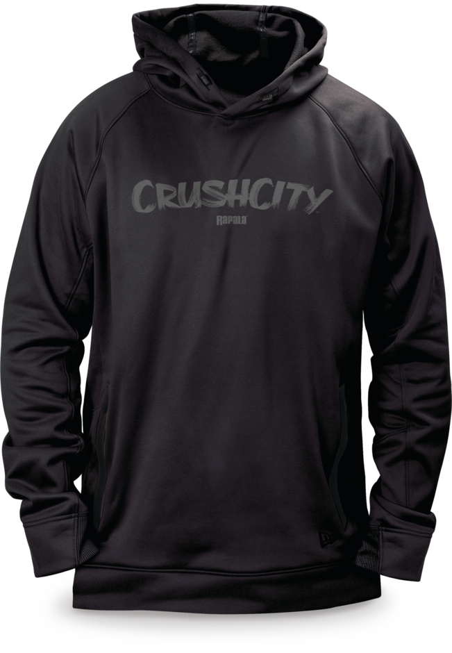 CrushCity New Era Hooded Sweatshirt Grey Logo