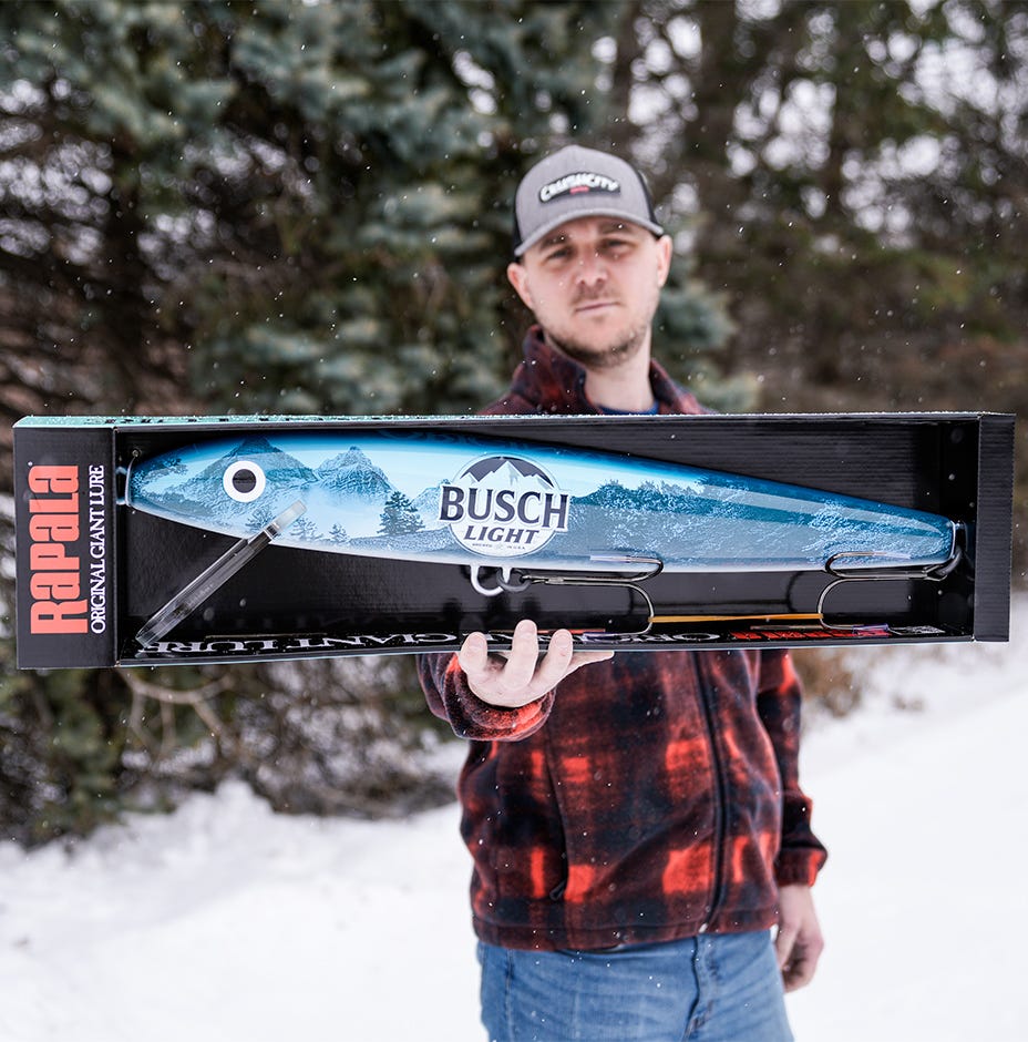 Busch Light Giant Floating Lure
