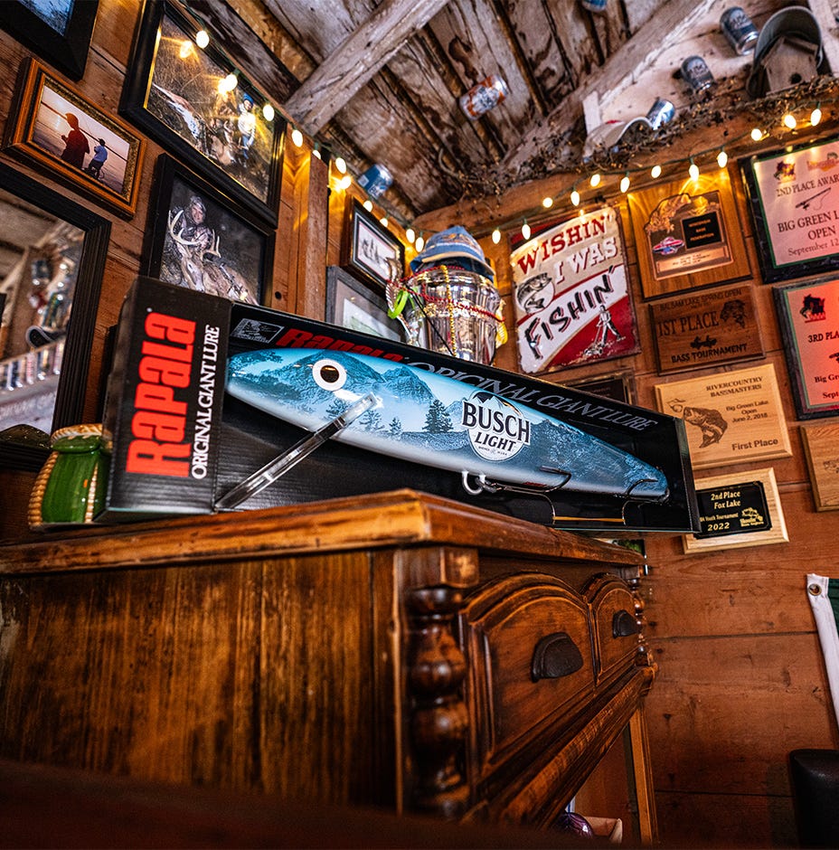 Busch Light Giant Floating Lure