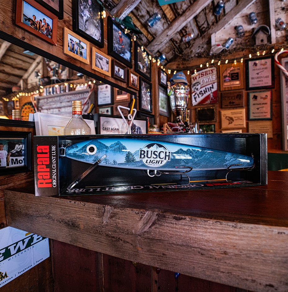 Busch Light Giant Floating Lure