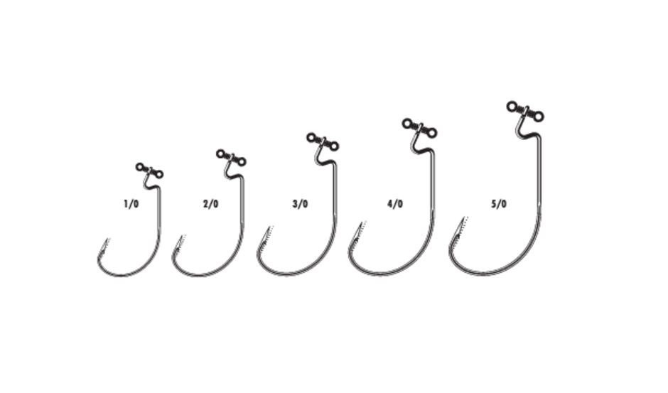 Spinshot Wide Gap Hook Black Nickel #5/0