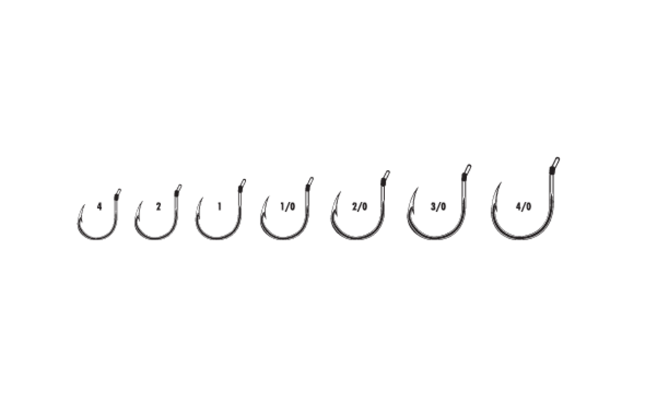 Wacky Hook Black Nickel #4 (25 Pack)