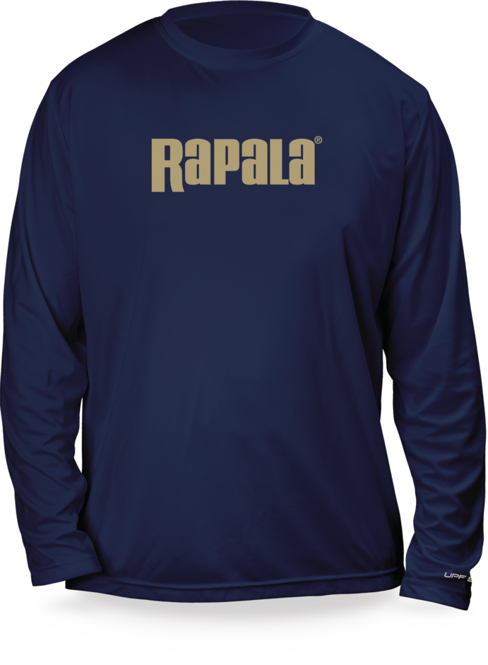 Rapala Performance Longsleeve Tee in Navy