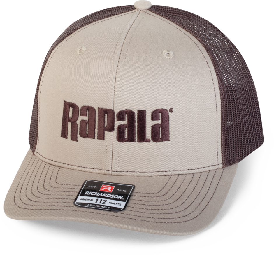 Richardson 112 Trucker Hat-Khaki & Coffee