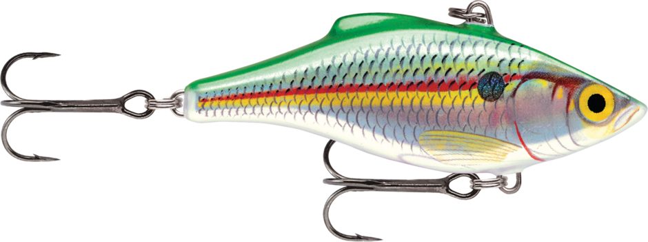 RATTLIN' RAP 05 Holographic Emerald Shad Holo Emerald Shad