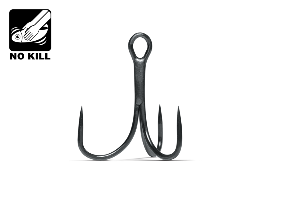 LIGHT INLINE BARBLESS TREBLE 7552BBN X8 14