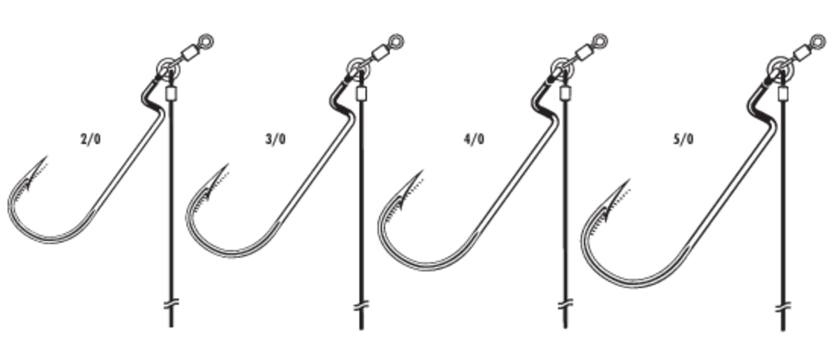 Tokyo Rig Heavy Duty Worm Black Nickel #5/0