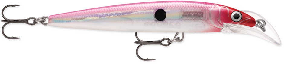 SCATTER RAP DEEP HUSKY JERK 10 Glass Pink Clown