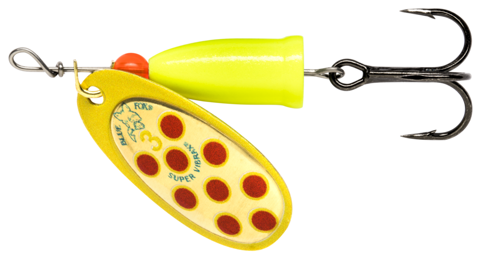 VIBRAX LONG CAST 3 Yellow Silver Yellow Red 