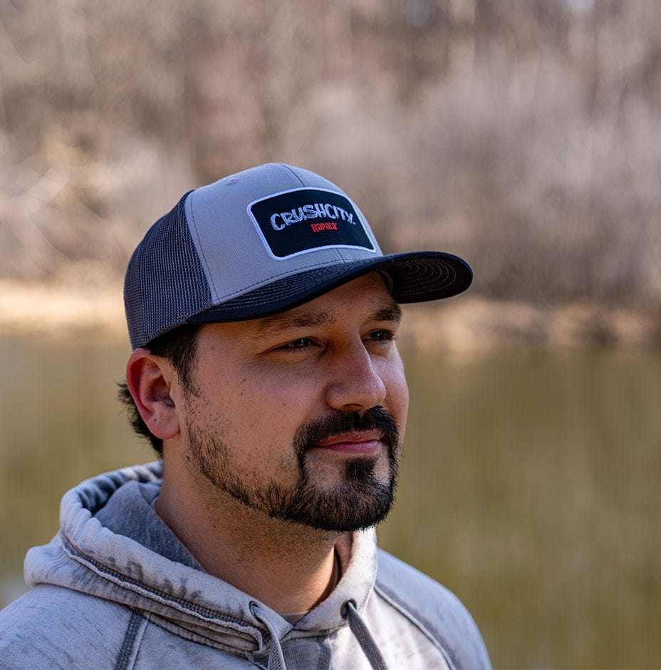 Big Patch CrushCity® Hat - Grey Black