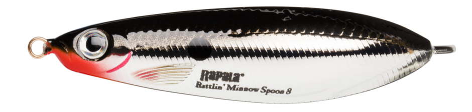 RATTLIN' MINNOW SPOON 08 Chrome Chrome