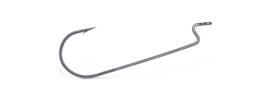 Worm Hook OffSet NS Black #5/0