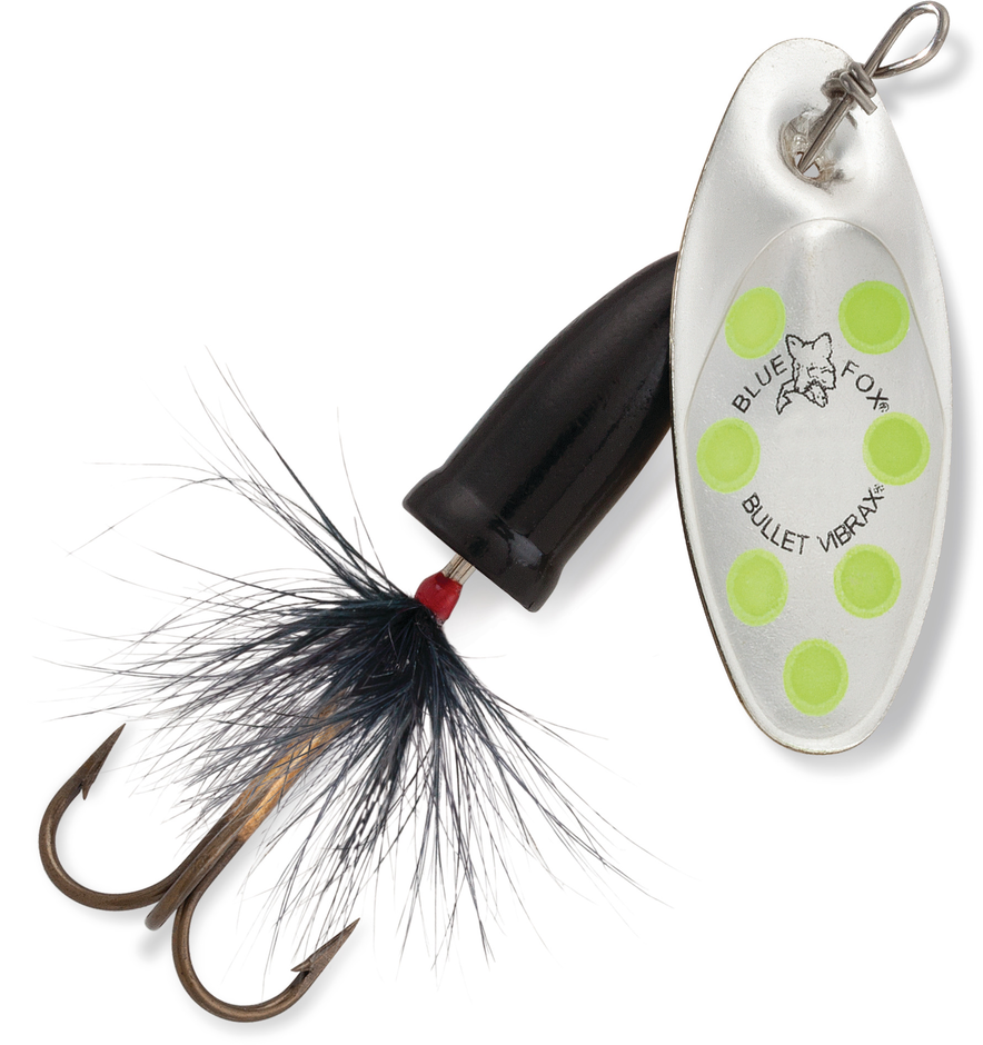 VIBRAX BULLET FLY 1 Silver/Flo.Yellow 