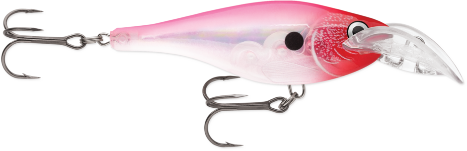 Scatter Rap Glass Shad 07 Glass Pink Clown