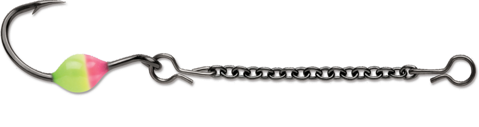 Octopus Dropper Chain 20 mm Pink Chartreuse Glow