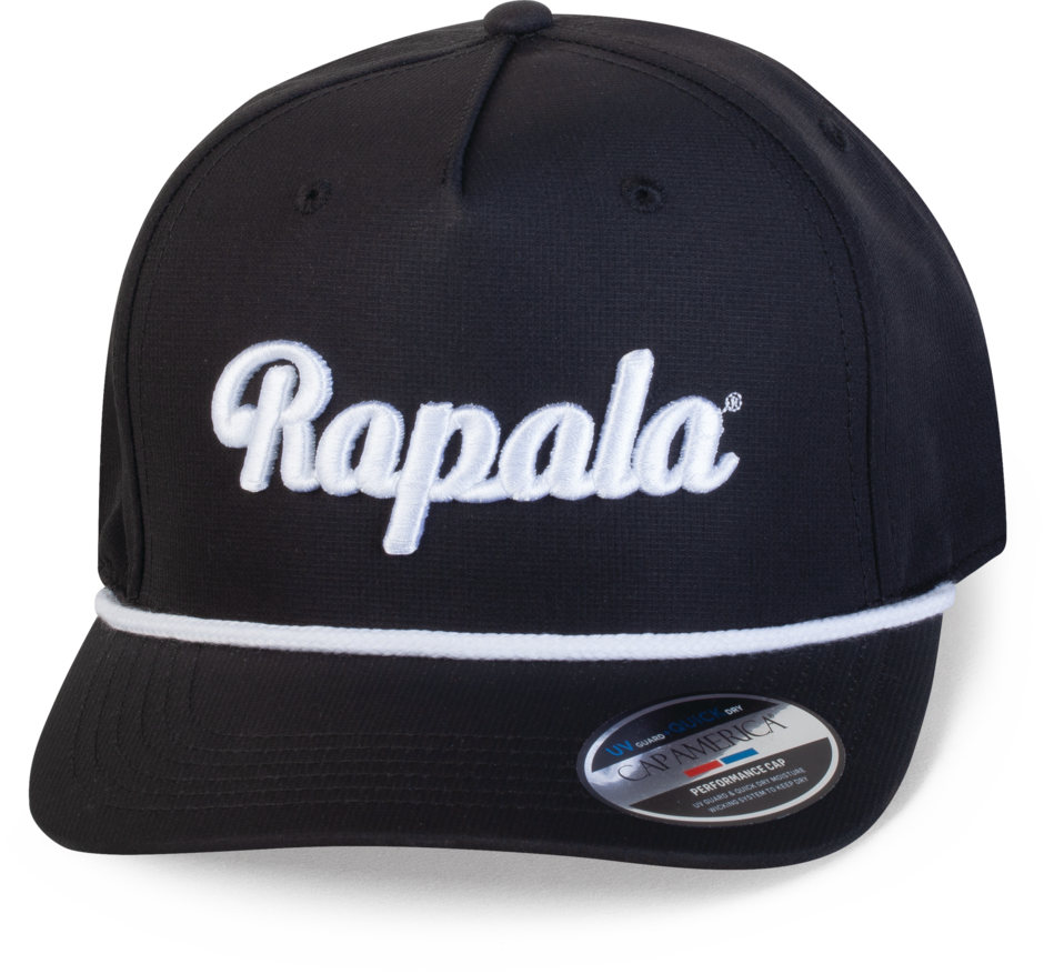 Cap America Athletic Rope Cap Black