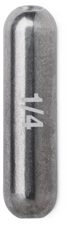 Tungsten Slider Weight 3/4  Natural