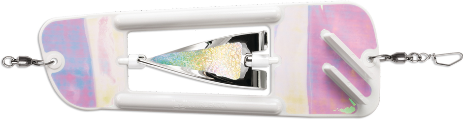 Coyote Cyclone Flasher 0 White Crack Glow Moon Jel