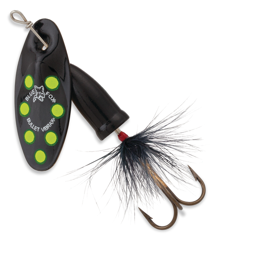 VIBRAX BULLET FLY 0 Black Chartreuse Black 