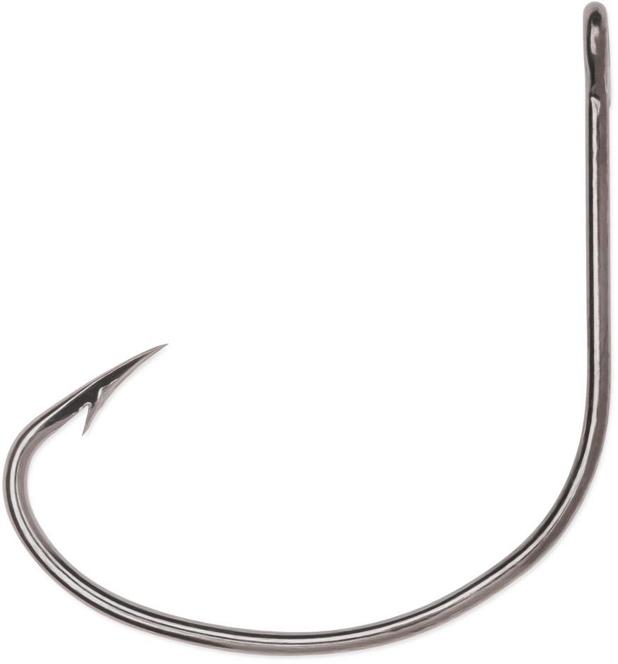 Wide Gap Straight Shank Black Nickel #3/0