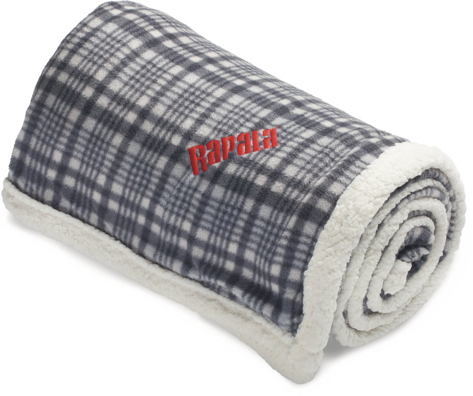 Rapala Plaid Sherpa Blanket