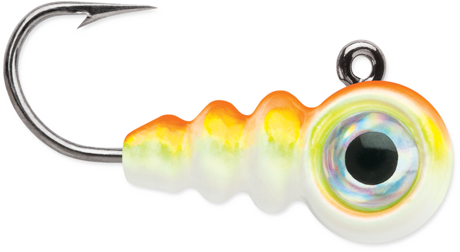 Tungsten Larv Eye Jig 1,8g Orange Chartreuse Glow