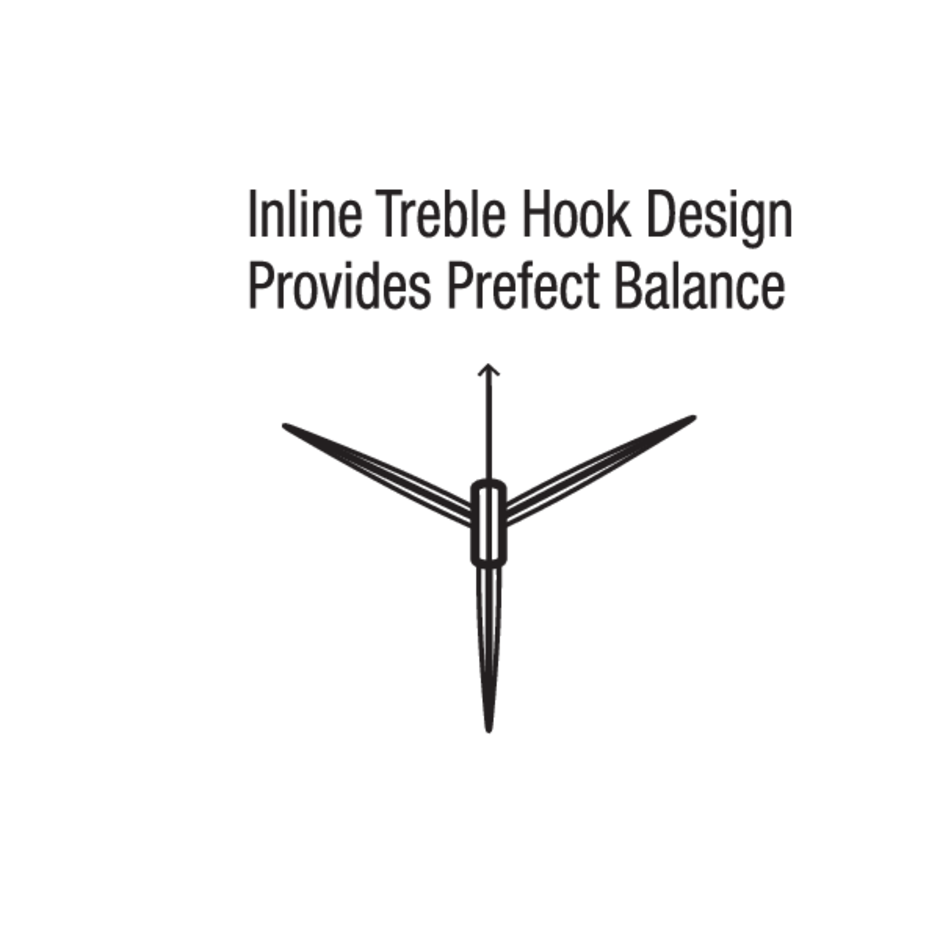 InLine Treble 1X Tin Red #6