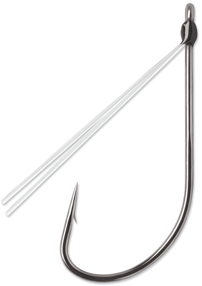 Weedless Neko Hook Black Nickel #2