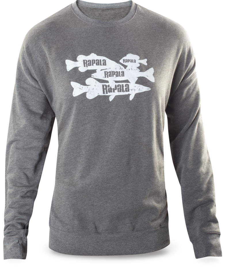 Rapala Grey Crewneck Sweatshirt