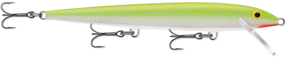 Original Floater 18 Silver Fluorescent Chartreuse