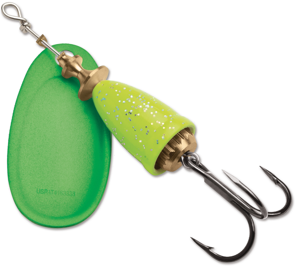 VIBRAX FLAKE 0 Chartreuse Green Candyback