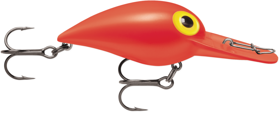 ORIGINAL WIGGLE WART Solid Fluorescent Red