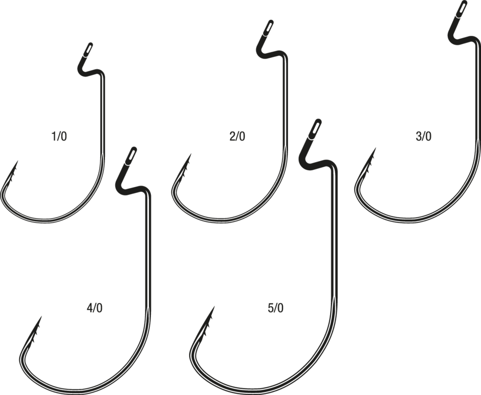 FASTGRIP WIDE GAP WORM HOOK