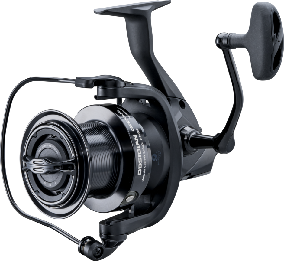 Obsidian Carp Reel  4.3:1 with Spare Spool