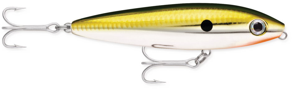 Saltwater Skitter Walk 11 Gold Chrome
