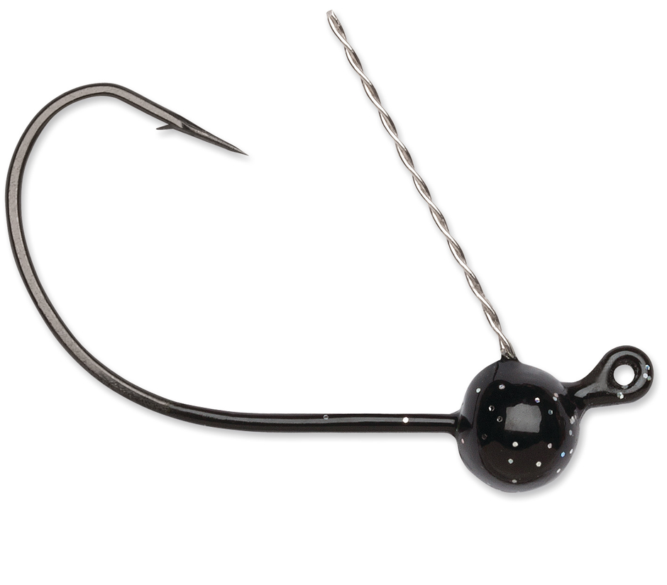 Wacky Weedless Jig 1/16 Black Black
