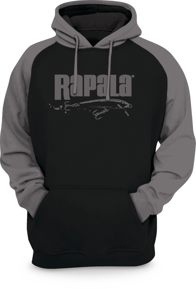 Rap Hoodie Black Charcoal Floater M