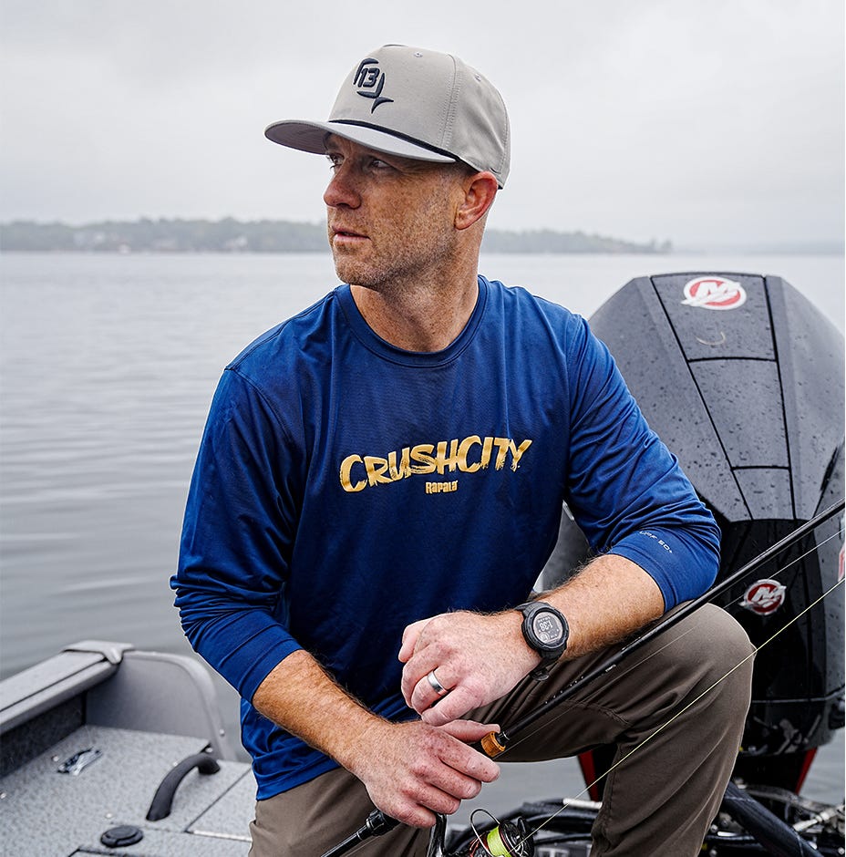 13 Fishing Athletic Rope Cap Gray Fish