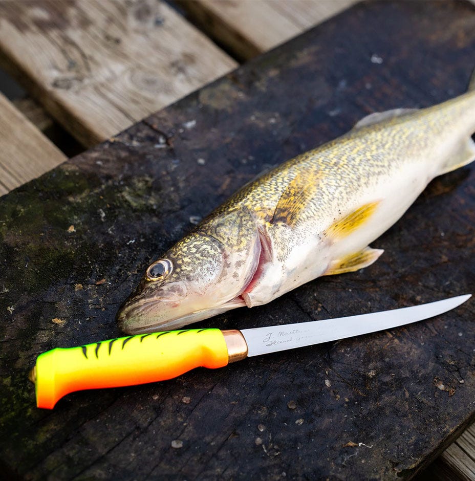 Fish N Fillet 6" Firetiger w/Sharpener