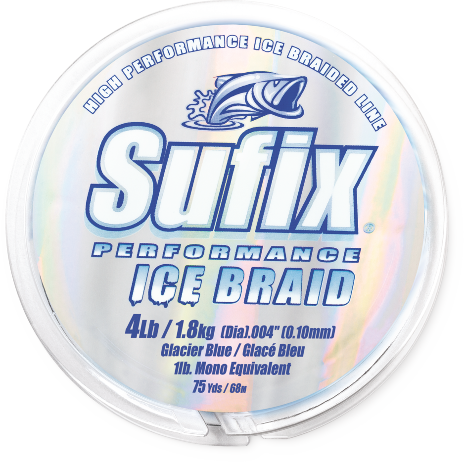 Sufix Performance Glacier Blue Braid Ice Fishing Line - 664-004GB