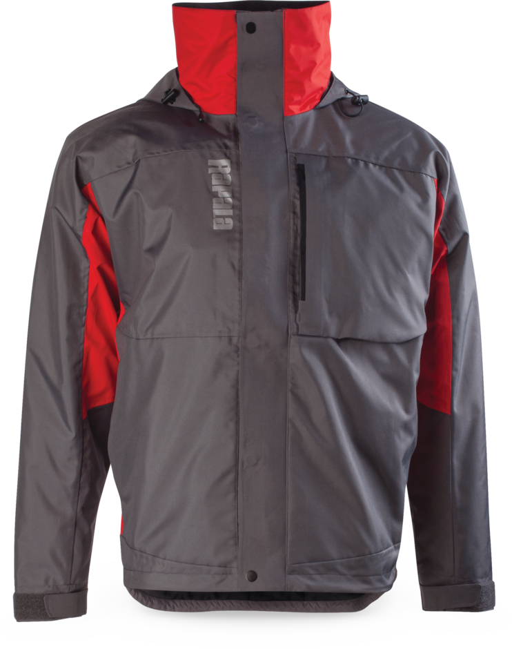 Rapala® Rain Jacket Grey Red