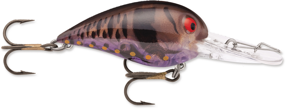 Rapala Storm Original Wiggle Wart V #105 – Leurre Crankbait Flottant Rouge Métallisé