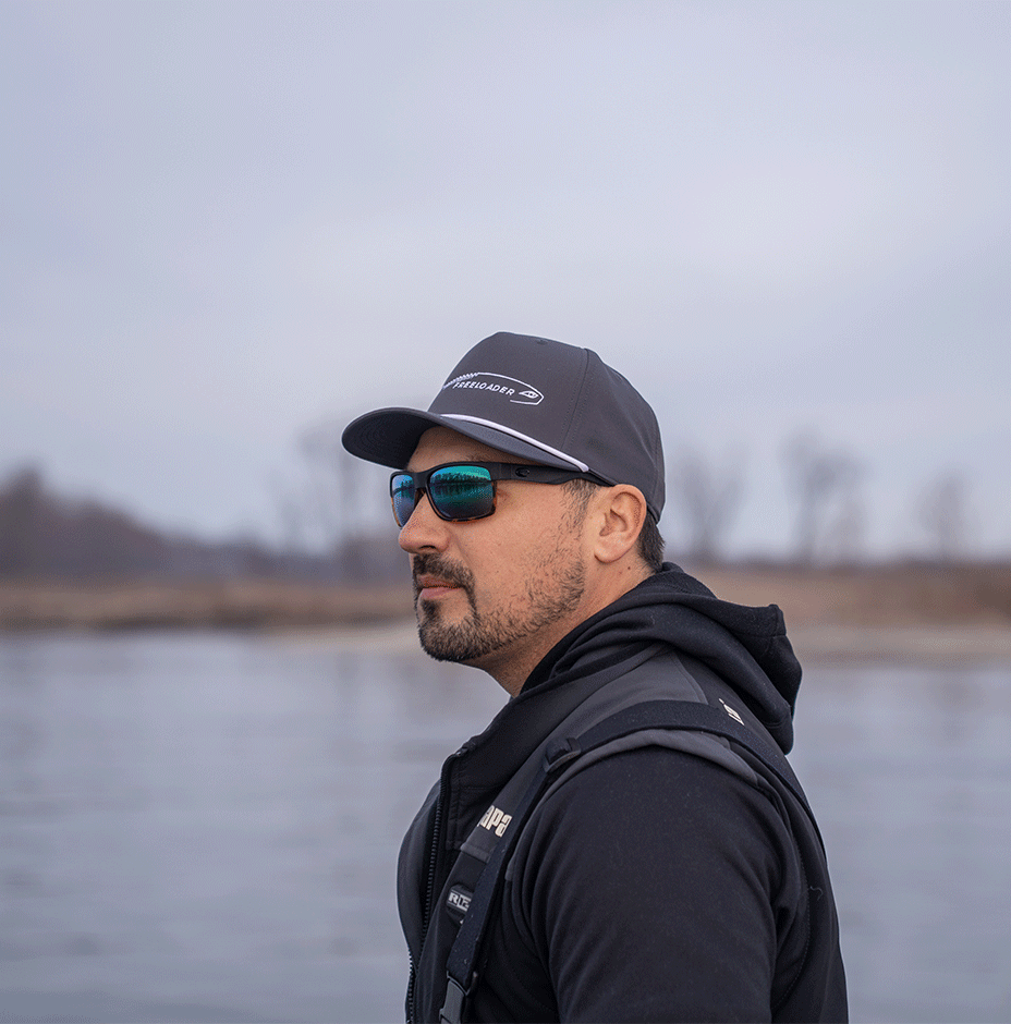 Freeloader™ Patch Hat Charcoal White