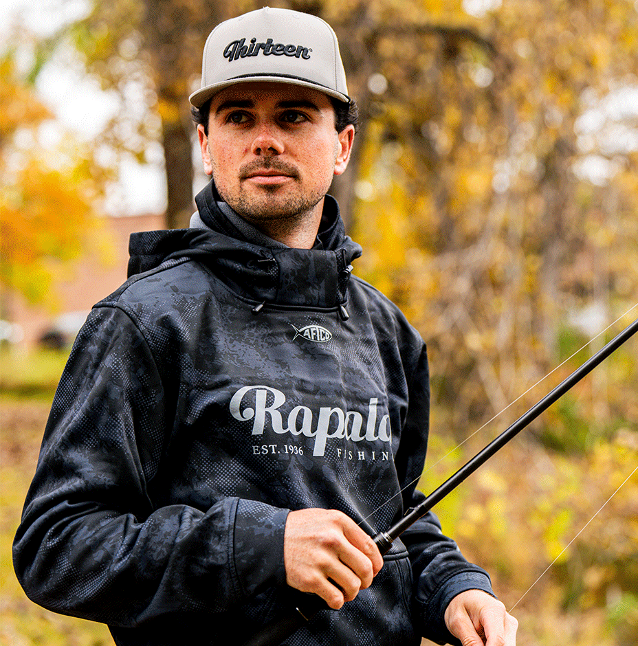 Rapala® x AFTCO® Reaper Hoodie Black Camo